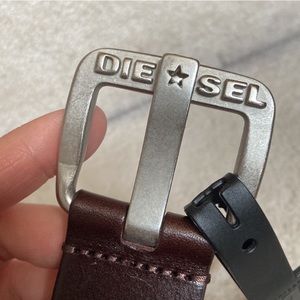 new diesel leather belt